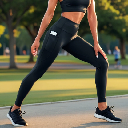 Leggings anti-cellulite haute performance avec poches
