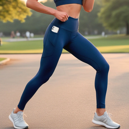 Leggings anti-cellulite haute performance avec poches