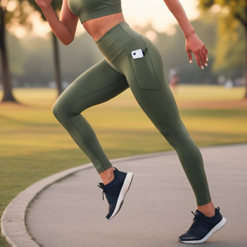 Leggings anti-cellulite haute performance avec poches