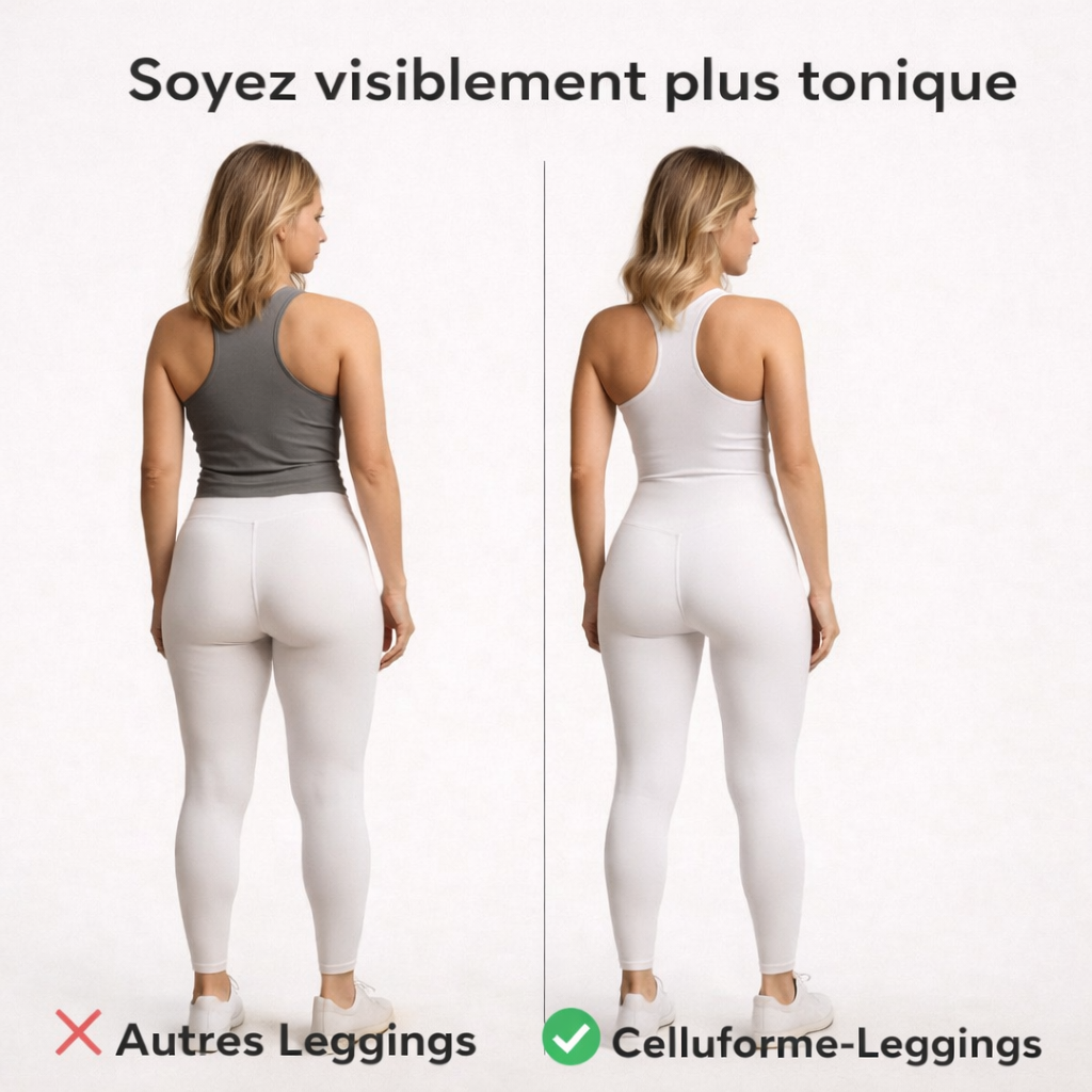 Leggings anti-cellulite haute performance avec poches
