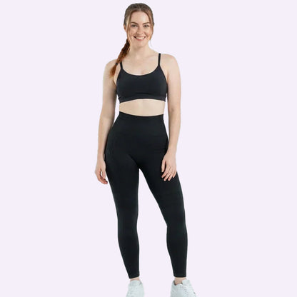 Leggings anti-cellulite haute performance avec poches